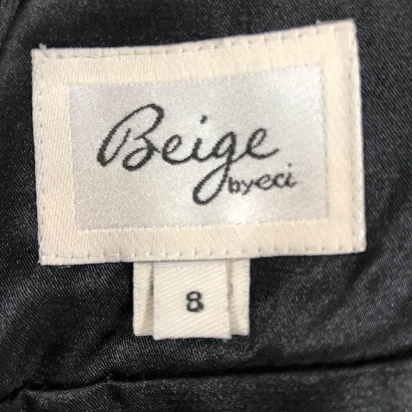 Beige by Eci Silk Dress 8 - Picture 3 of 4